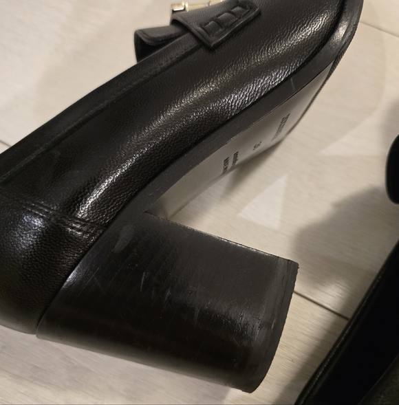 Hermes Black Leather Loafers - Picture 8 of 12